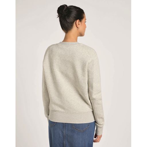 Lee Raglan Crew Sweatshirt, Grey Heather, L