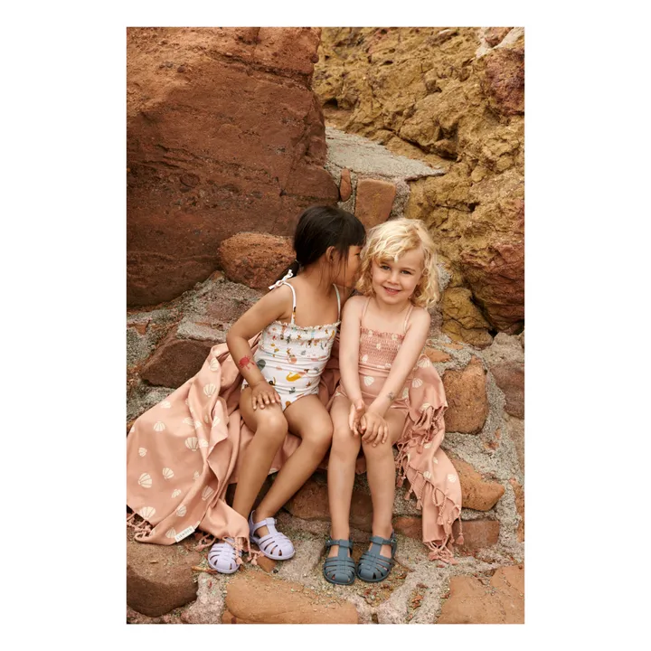 Liewood Serviette de plage Mona en coton bio | Shell/Pale tuscany
