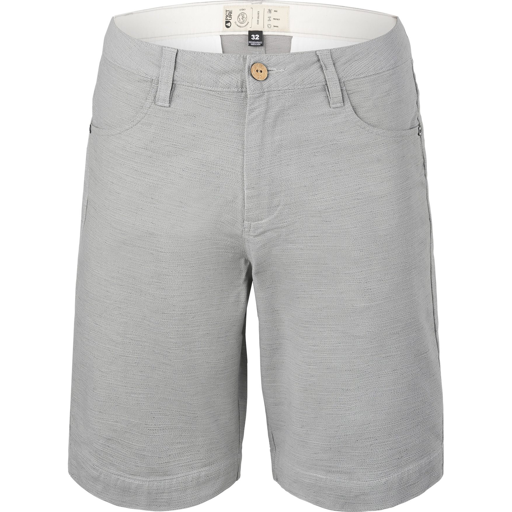 Picture Aldos Shorts Herren grey melange