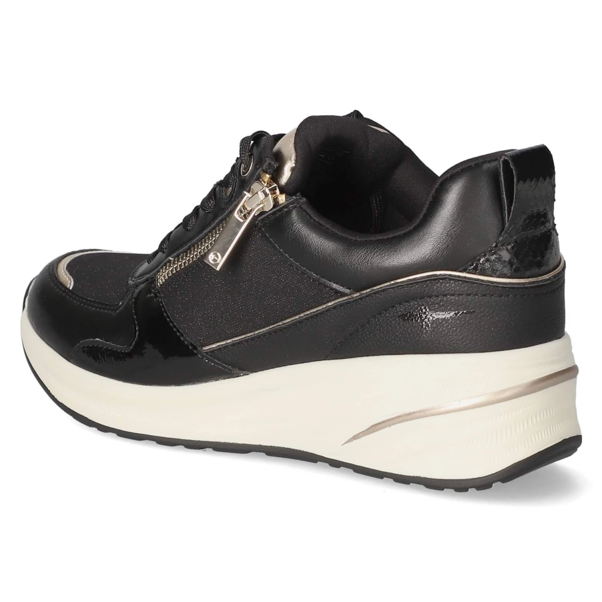 TamarisLow Sneaker - Black/Gold