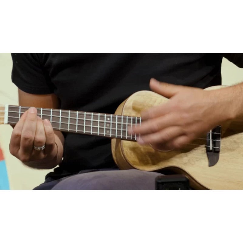 Ortega RUMG-L Horizon Series Left-handed Concert Ukulele Natural linkshandige concert ukelele met gigbag