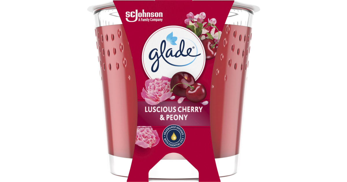 Glade Duftkerze Luscious Cherry & Peony