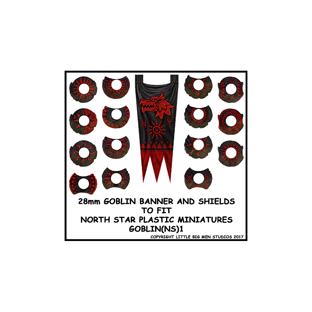 Oathmark: Goblin Banner & Shields 1