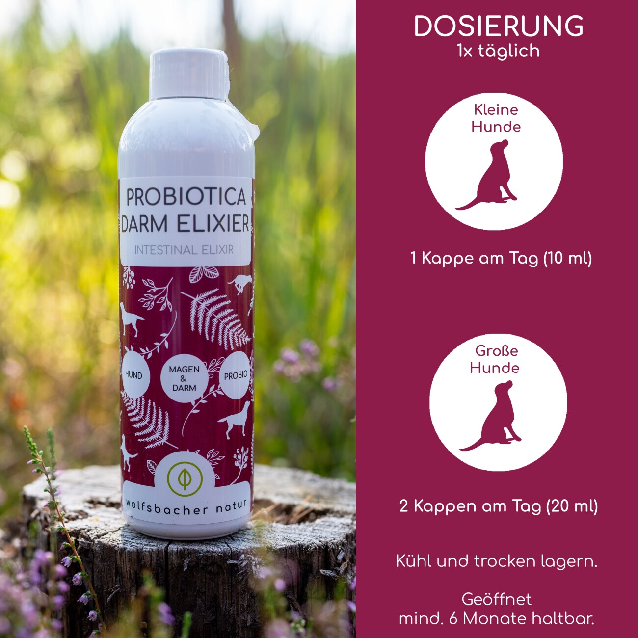 Wolfsbacher Natur Probiotika für Hunde