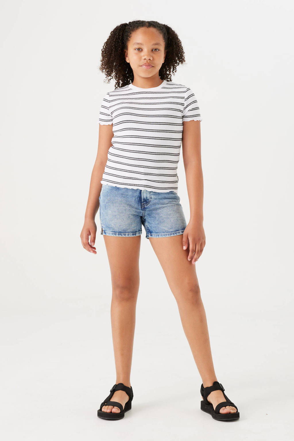 Garcia high waist slim fit denim short Rianna short medium used denim
