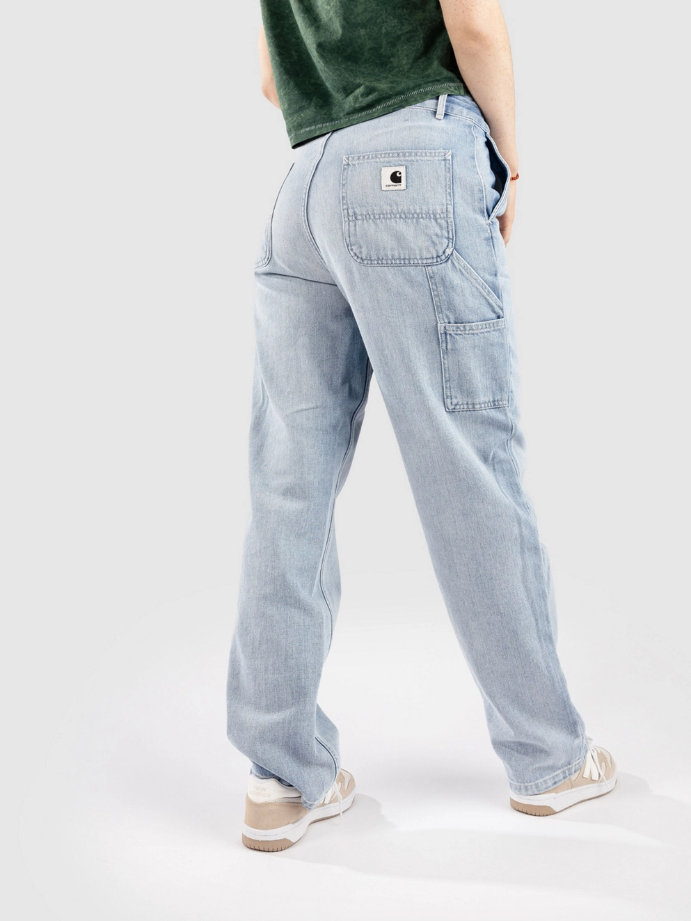 Carhartt WIP Pierce Straight Jeans light stone washed blue