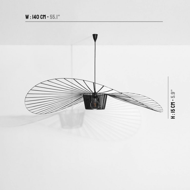 Petite Friture Vertigo hanglamp Ø140 zwart