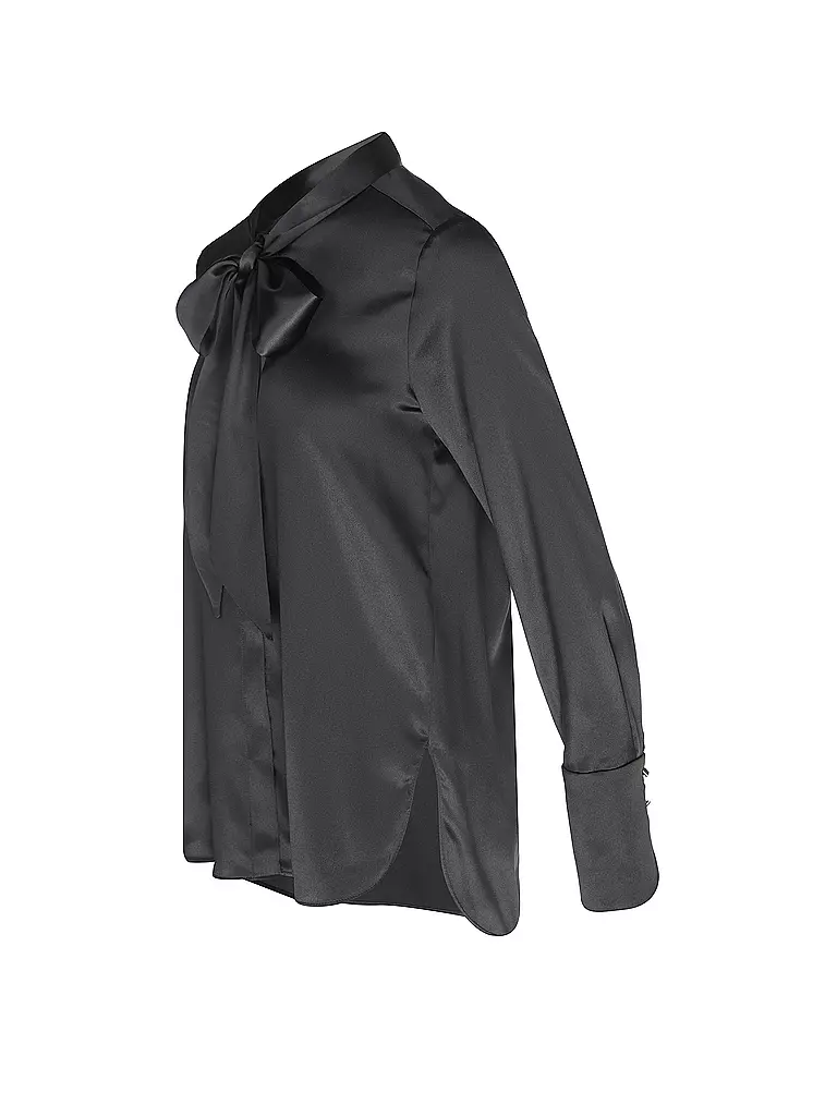 MARC CAIN Seidenbluse schwarz