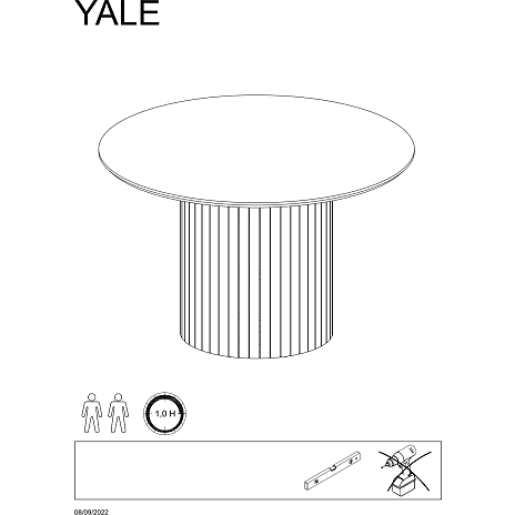 Yale spisebord - trælook