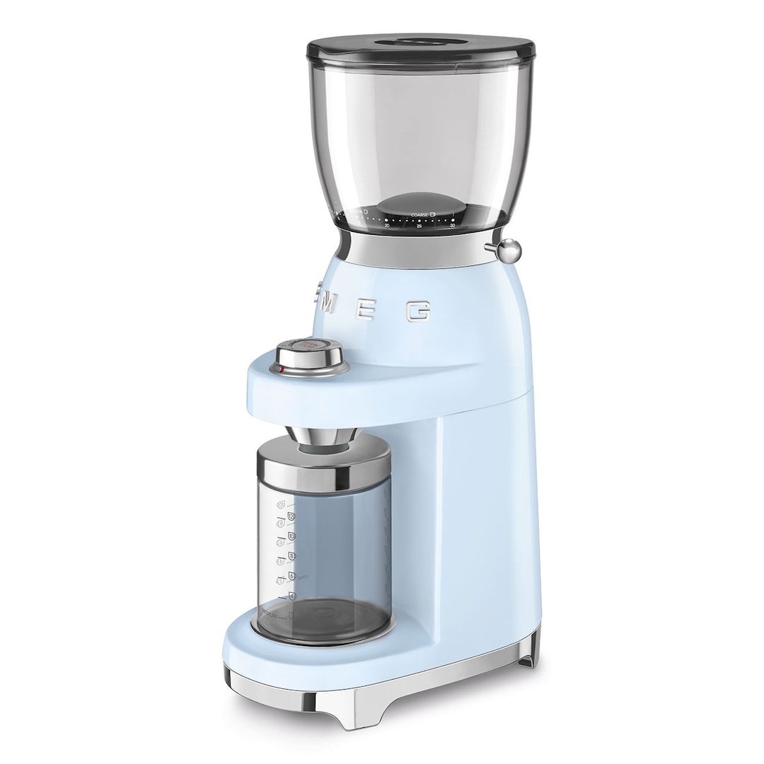 SMEG Kaffeemühle Pastellblau 50's Style elektrisch