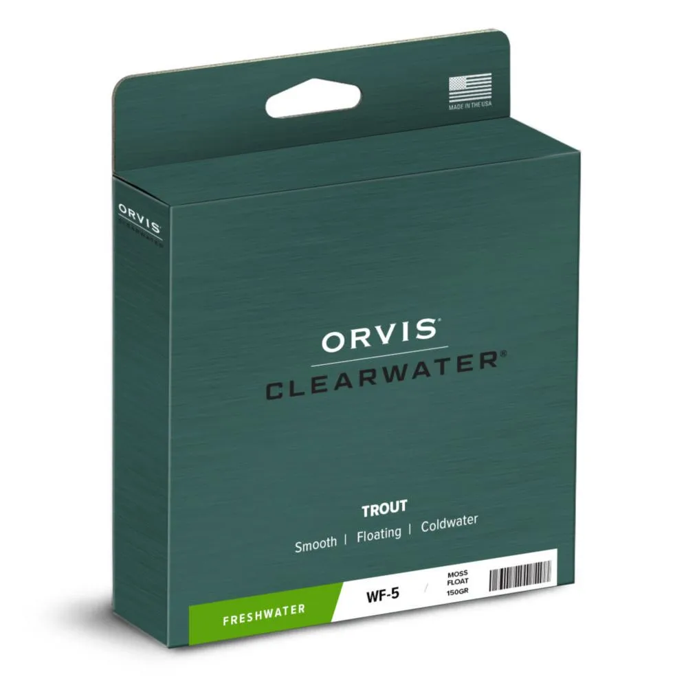 Orvis Clearwater Trout WF Float Mosse Green