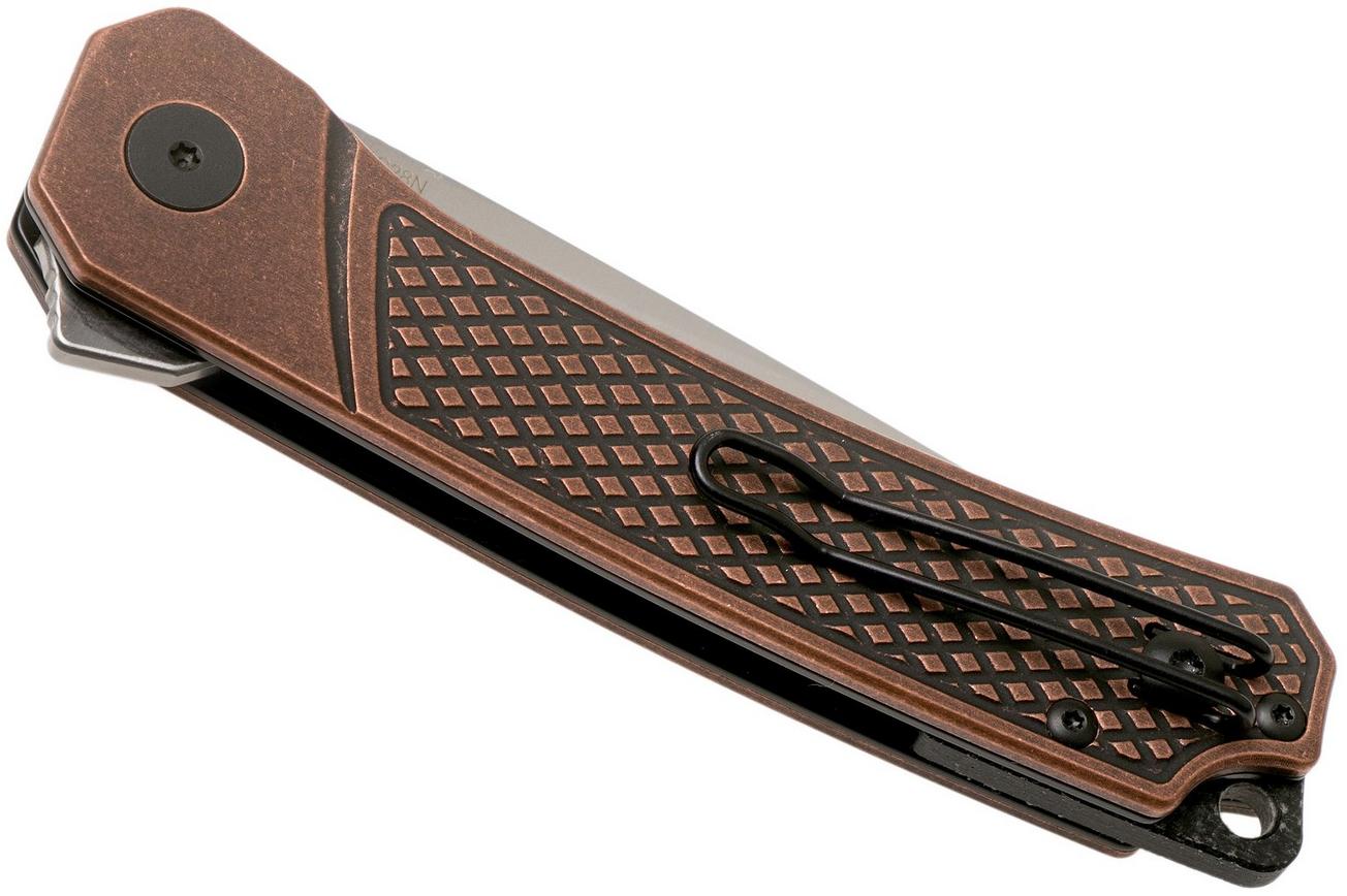 QSP Knife Osprey QS139-E1  Textured Copper, Satin, zakmes