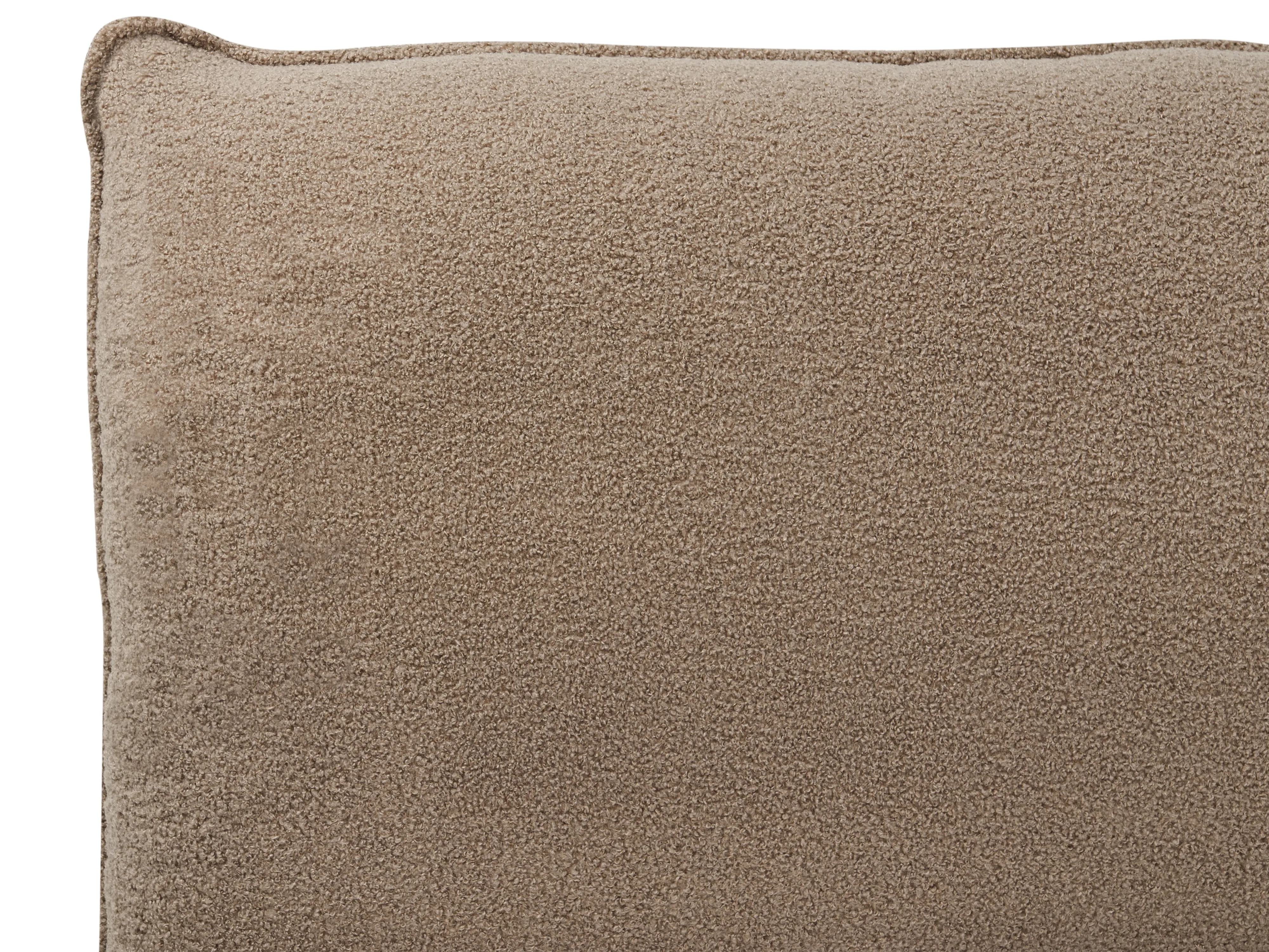 Waterbed Bouclé VINAY 180 x 200 cm Bruin