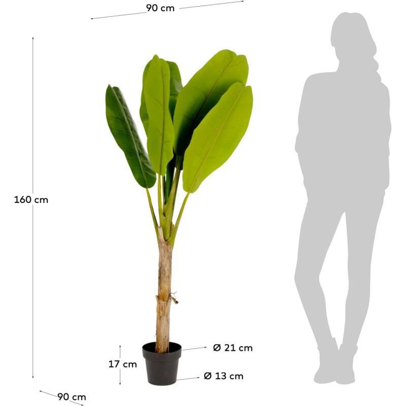Bananier artificielle de 160 cm