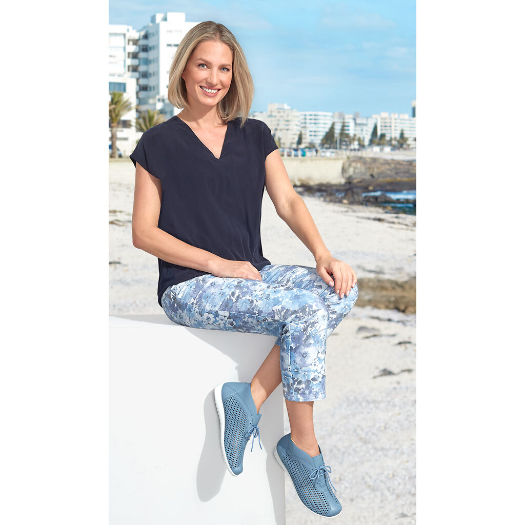 DAMEN - Sommerschuh MABEL denimblau