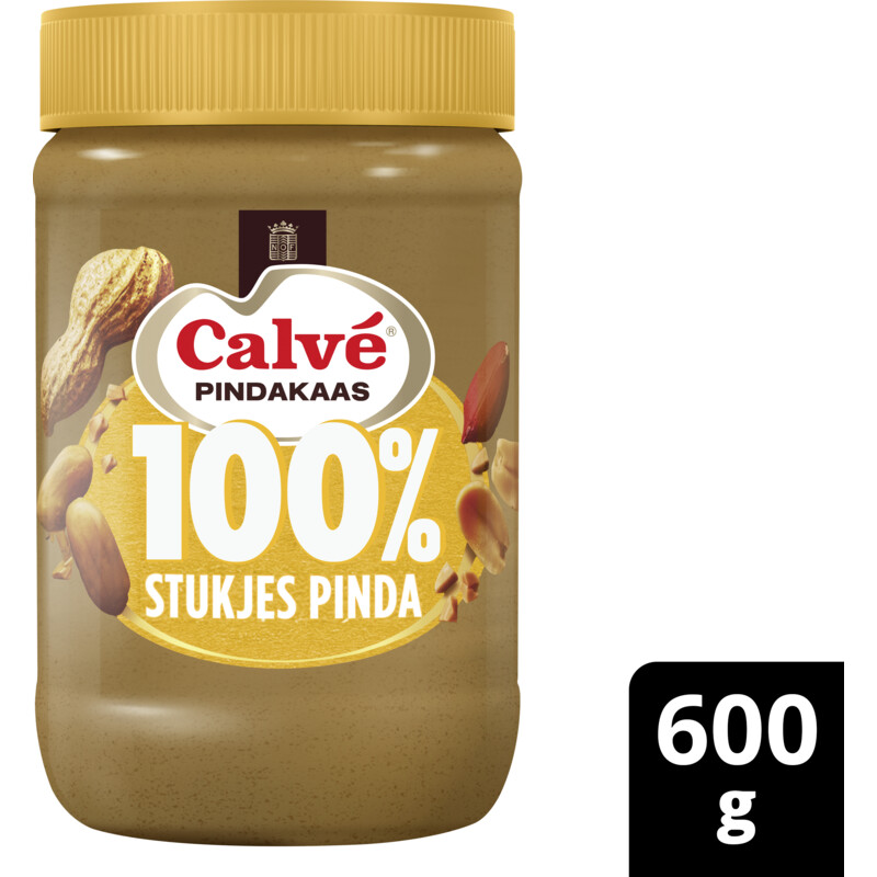 Calvé Pindakaas 100% pinda's grof