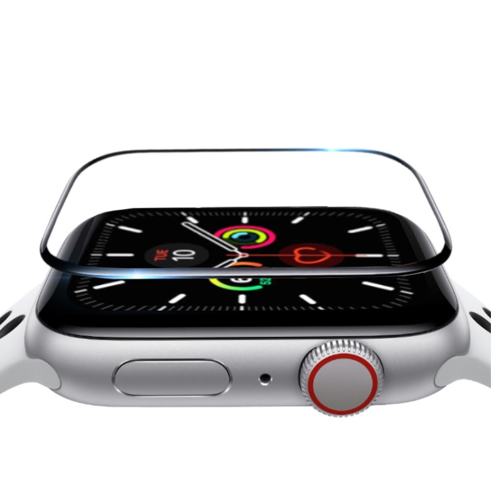 (2er Set) Wiwu - Apple Watch (44mm) Panzer Glas Display mit Rahmen - Schwarz