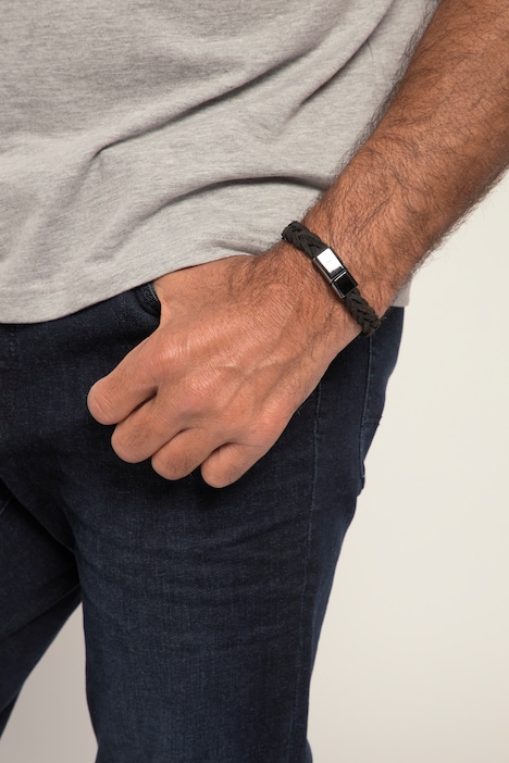 Leder-Armband, echtes Leder, Metall-Verschluss