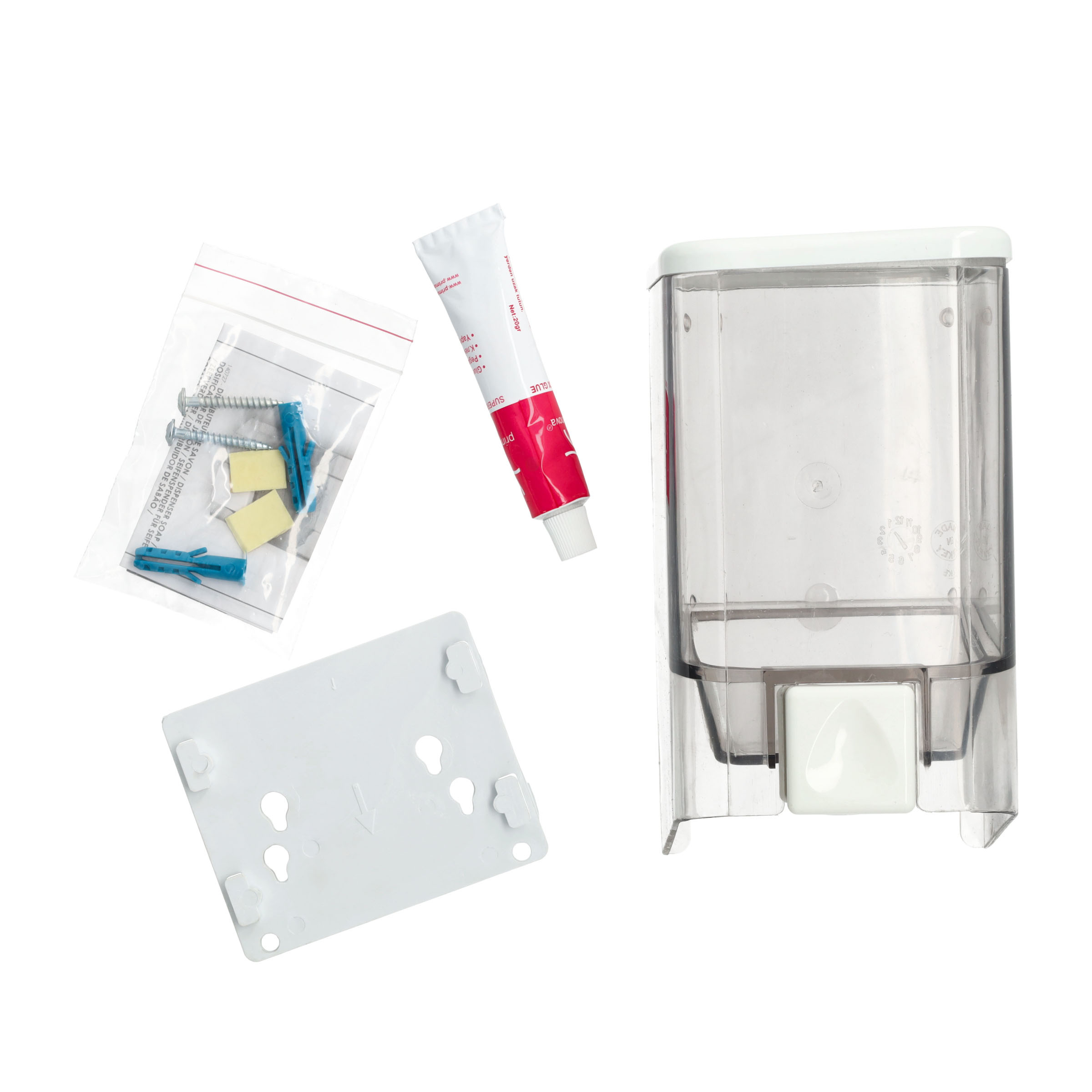 Caitlin Seifenspender Seifen Dispenser Pumpspender (140727) - Transparent