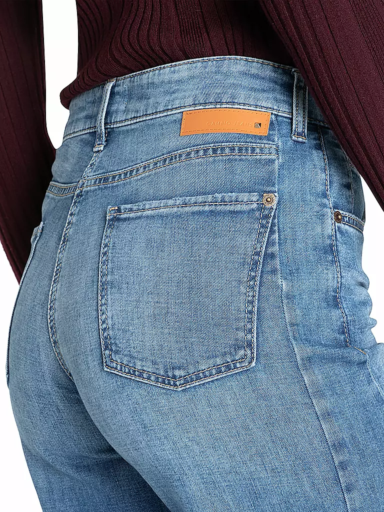 CAMBIO Jeans Flared Fit PALAZZO blau