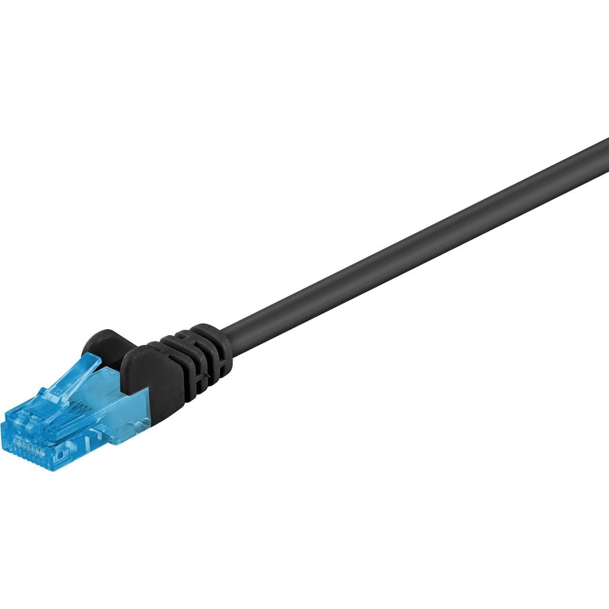 CAT 6A patchkabel U/UTP, svart