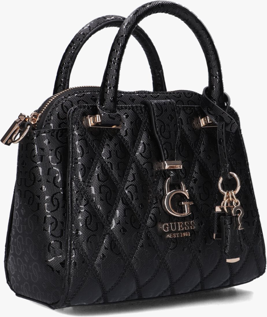GUESS zwarte guess schoudertas adi small satchel
