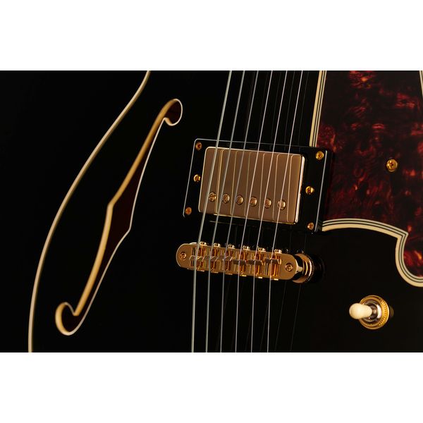 DAngelico Excel SS Solid Black
