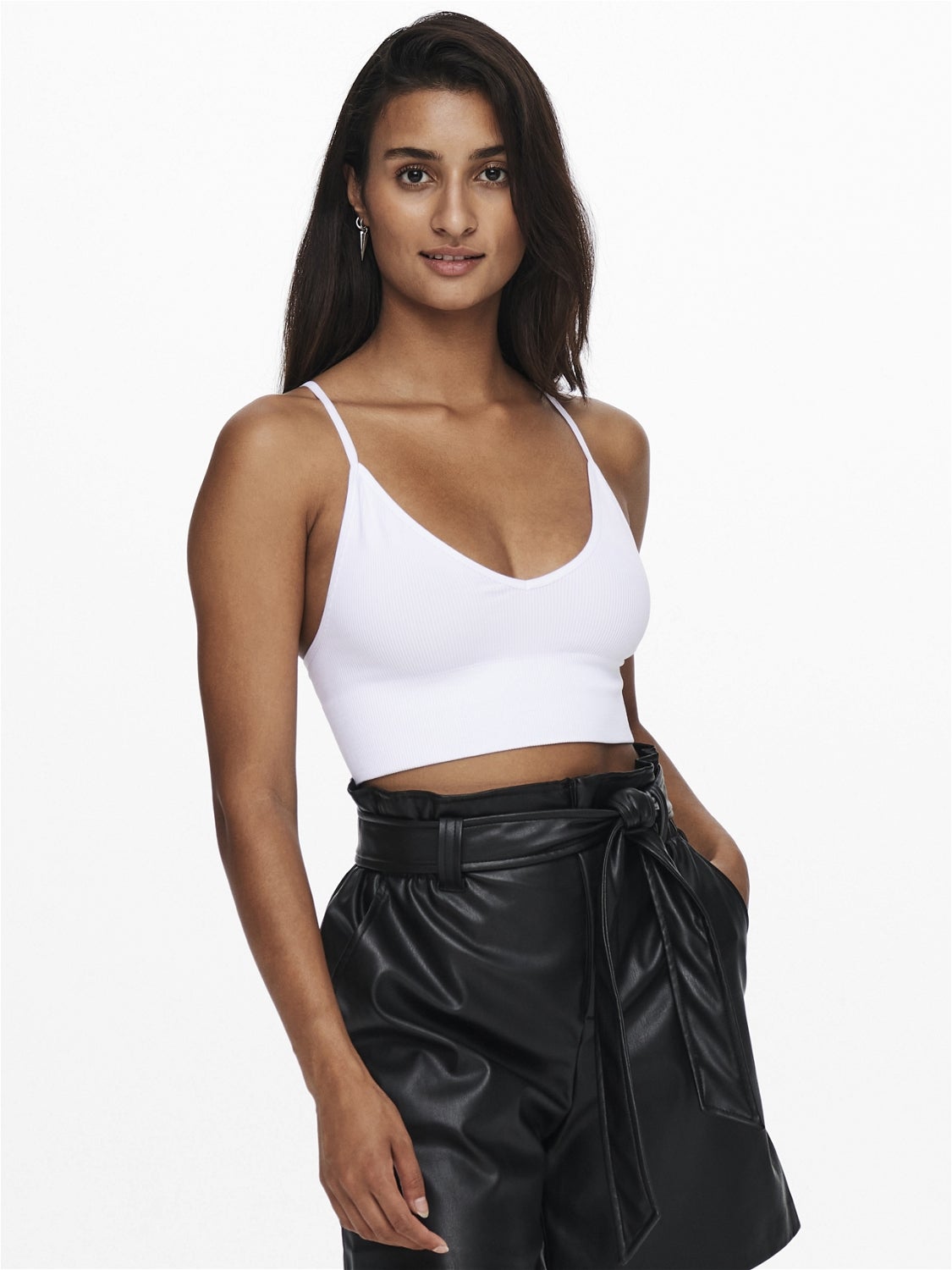 ONLVICKY Trägertop Bright White
