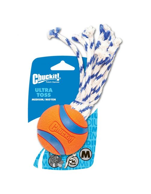 Chuckit Ultra Toss Oranje&Blauw&Wit - Hondenspeelgoed