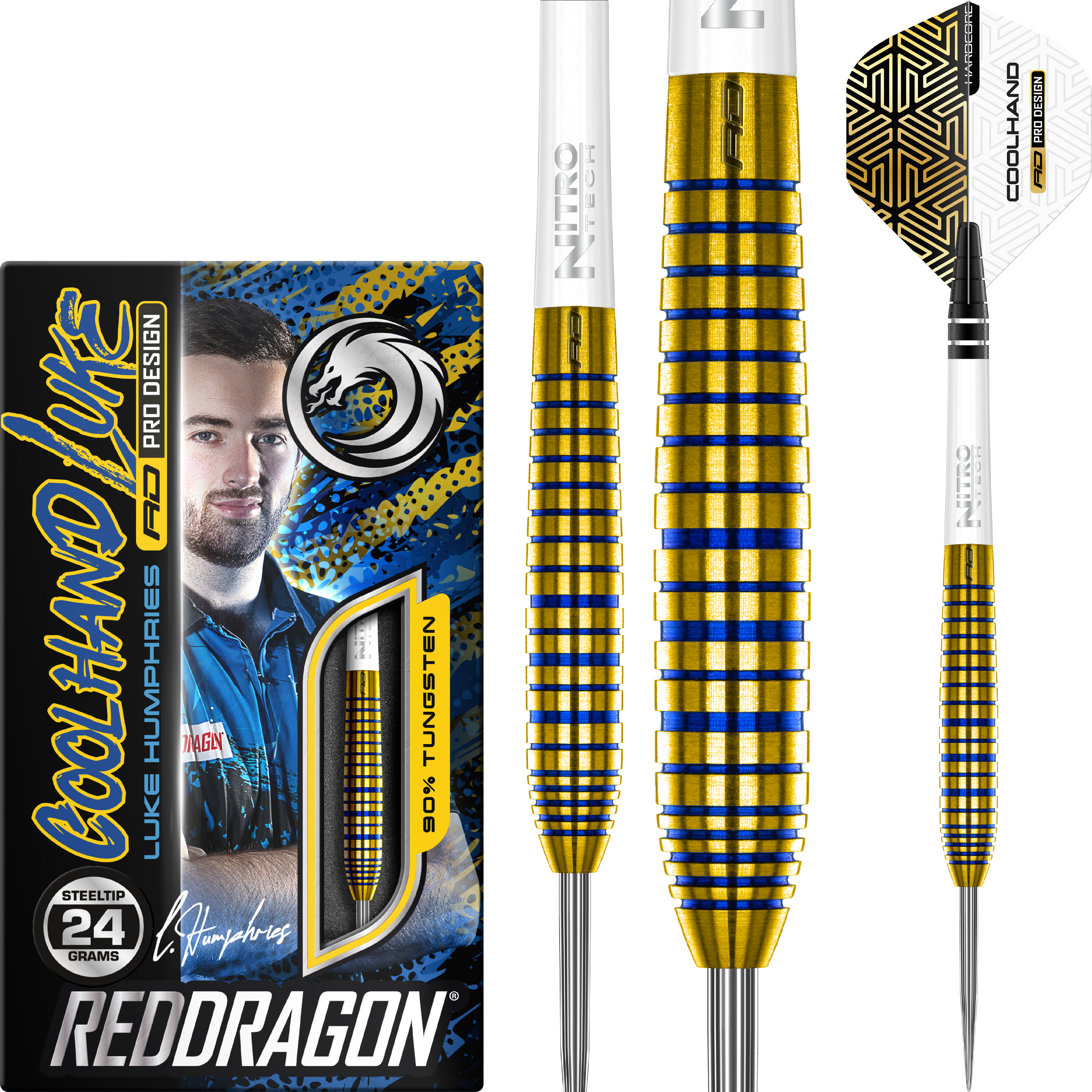 Red Dragon - Luke Humphries TX3 Gold SE - Steeldart