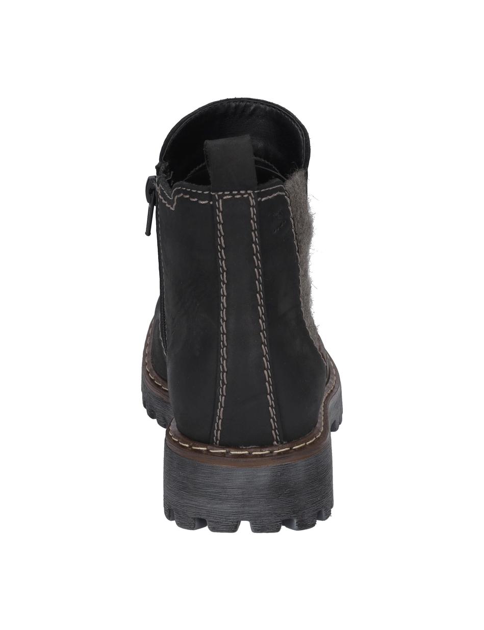 Stiefelette Marta 03, schwarz-kombi