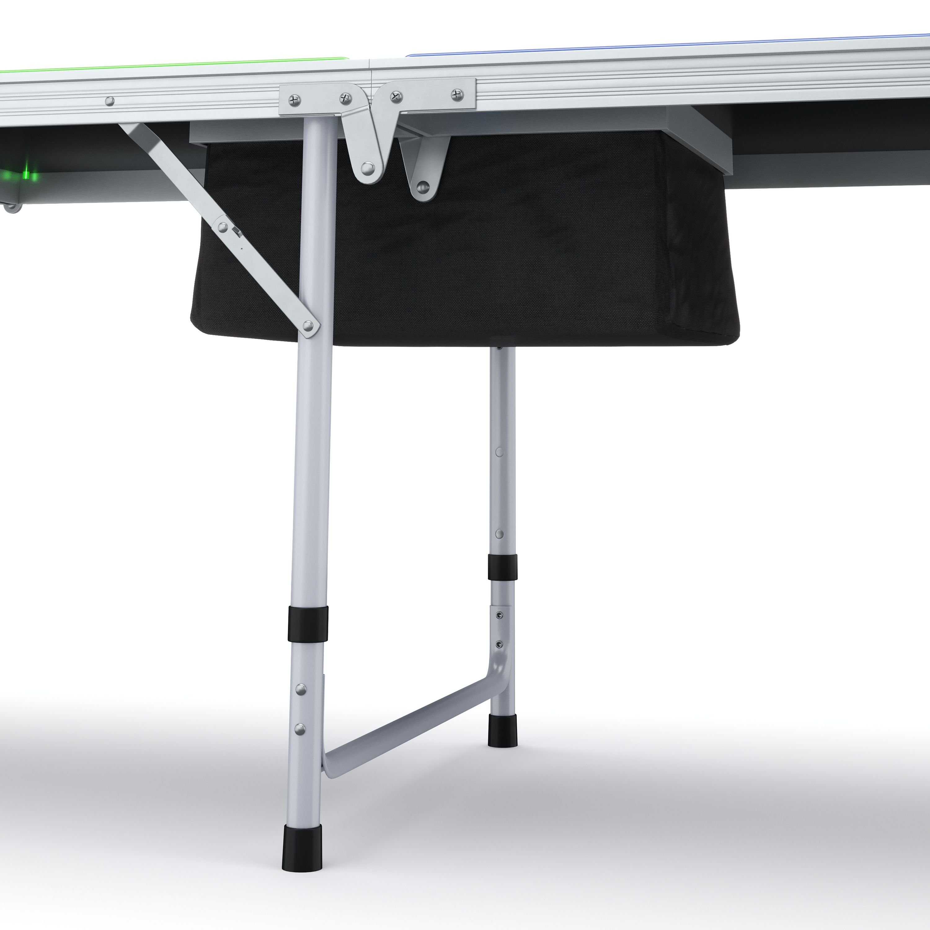 LED Beer-Pong Tisch mit Kühltasche 240 x 60 cm
