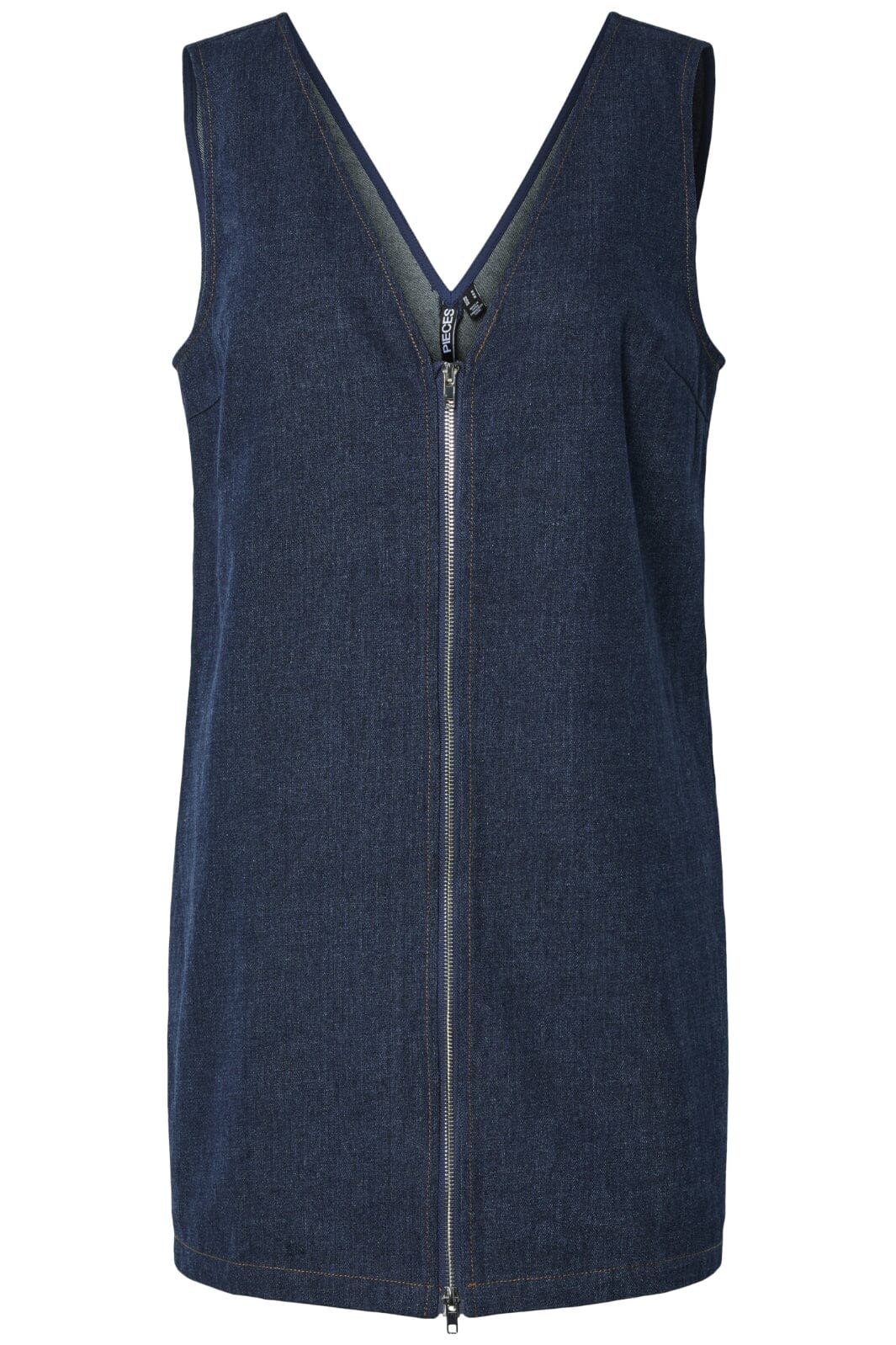 Pieces Pcfabia Sl Short Denim Dress Fsy 17160243