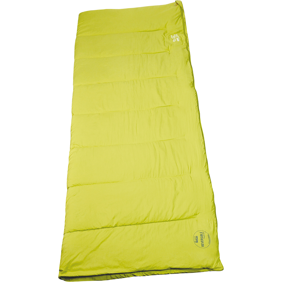 Polydaun Beachhouse Reversibel slaapzak - Lime/Blue