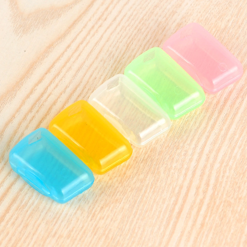 (5er Set) Reise Zahnbürsten Schutzkappe Hygiene Aufbewahrungsbox - Bunt