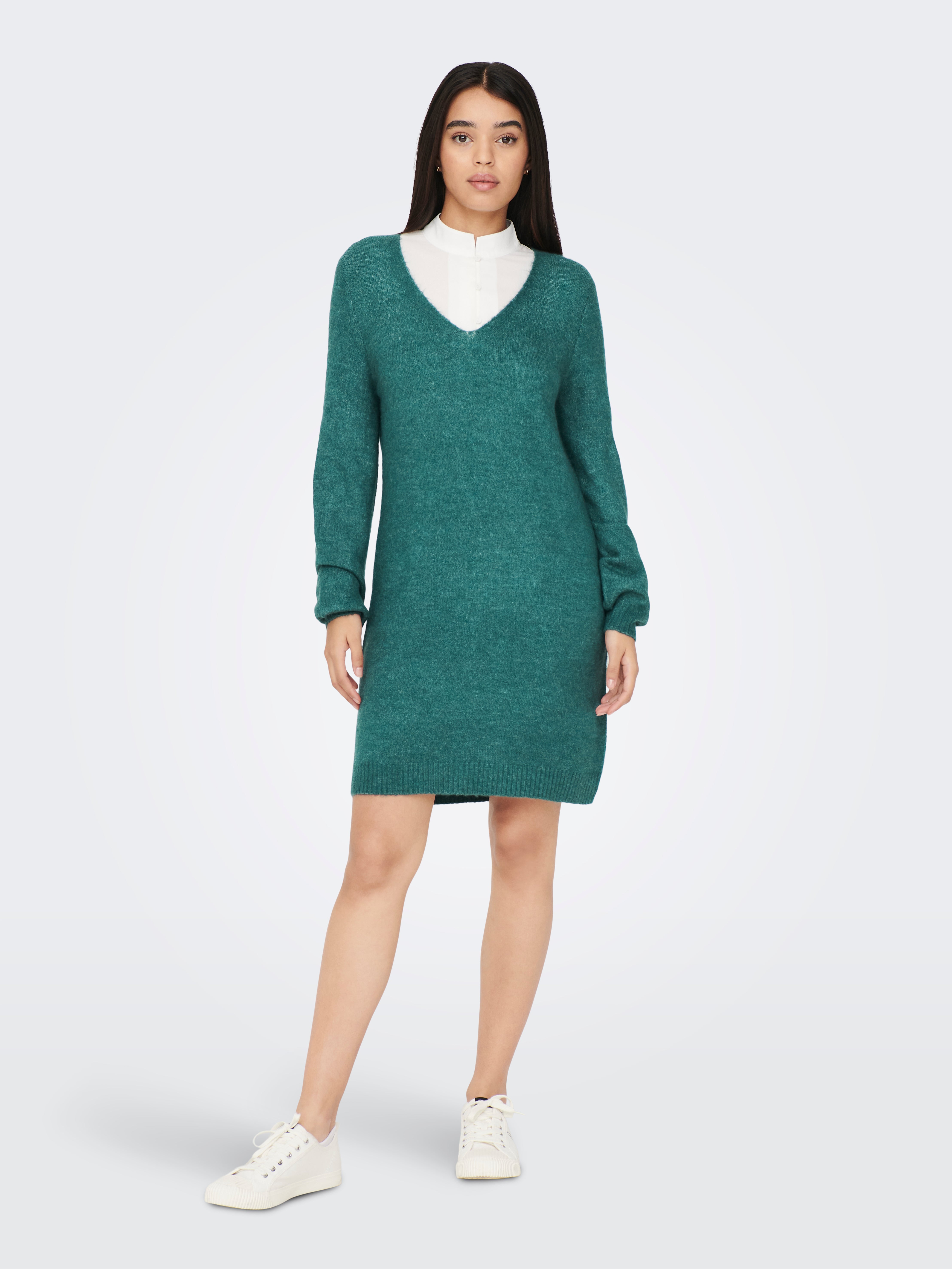 JDYELANORA Langes Kleid Atlantic Deep