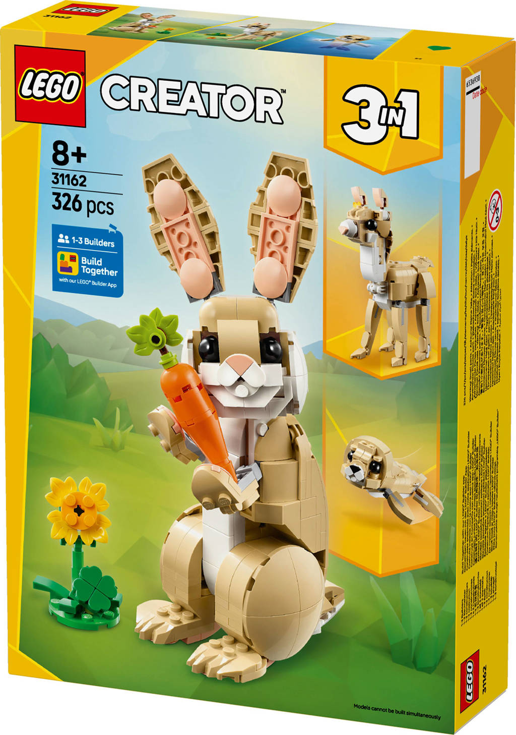 3in1 Lief konijn dierenspeelset 31162