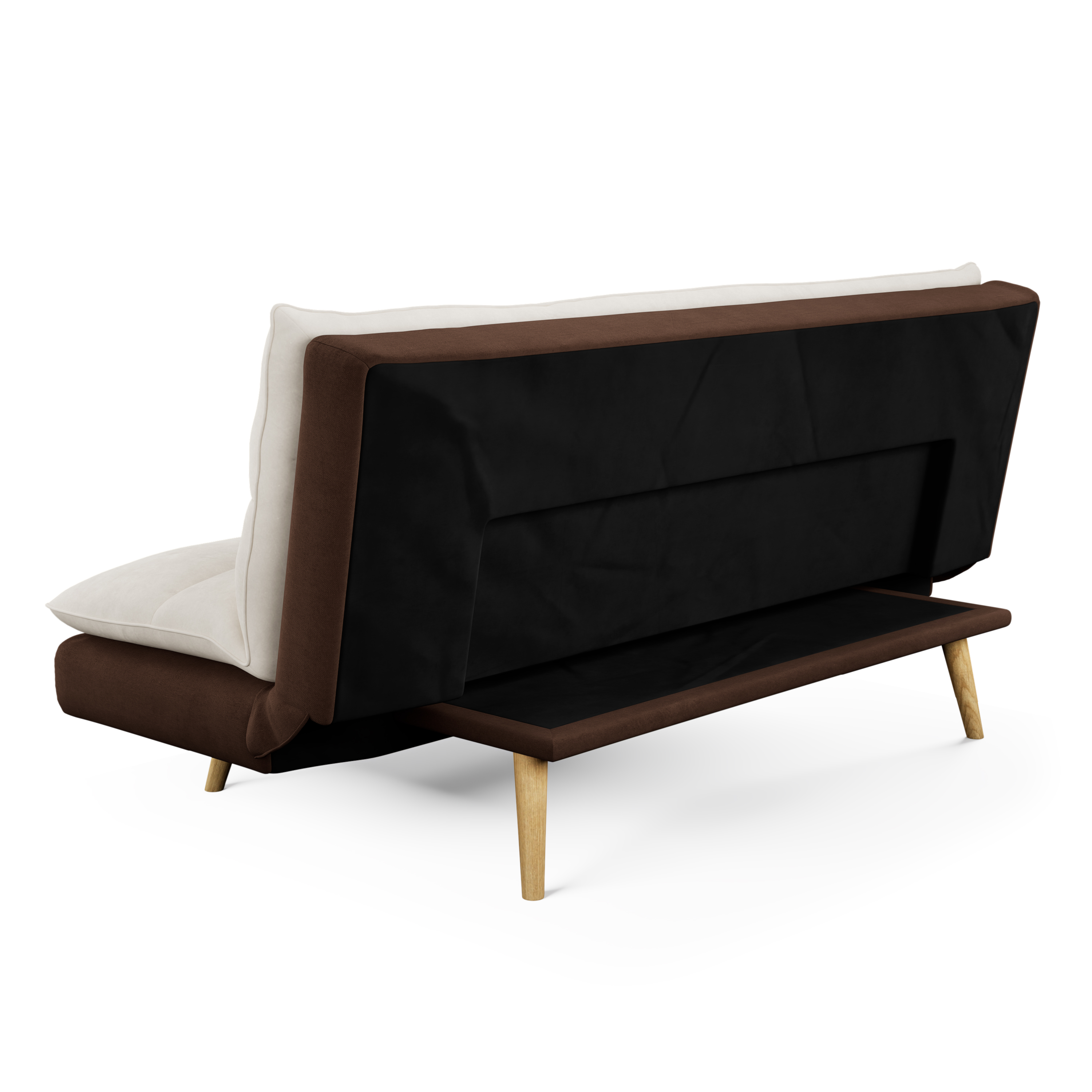 Schlafsofa ANDRI braun/beige