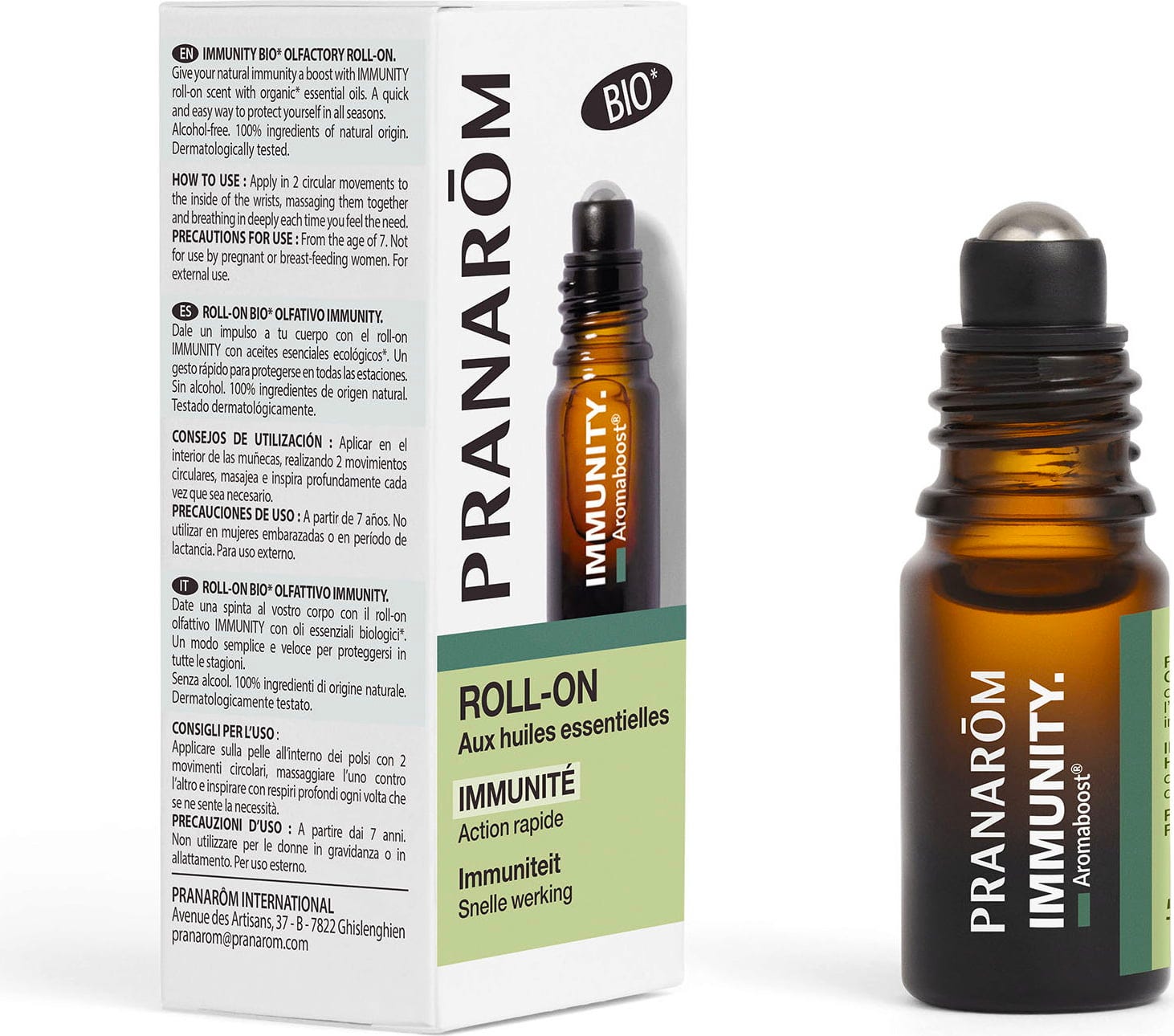 Pranarôm  Bio Aromaboost Immunity Roll-On, 5 ml