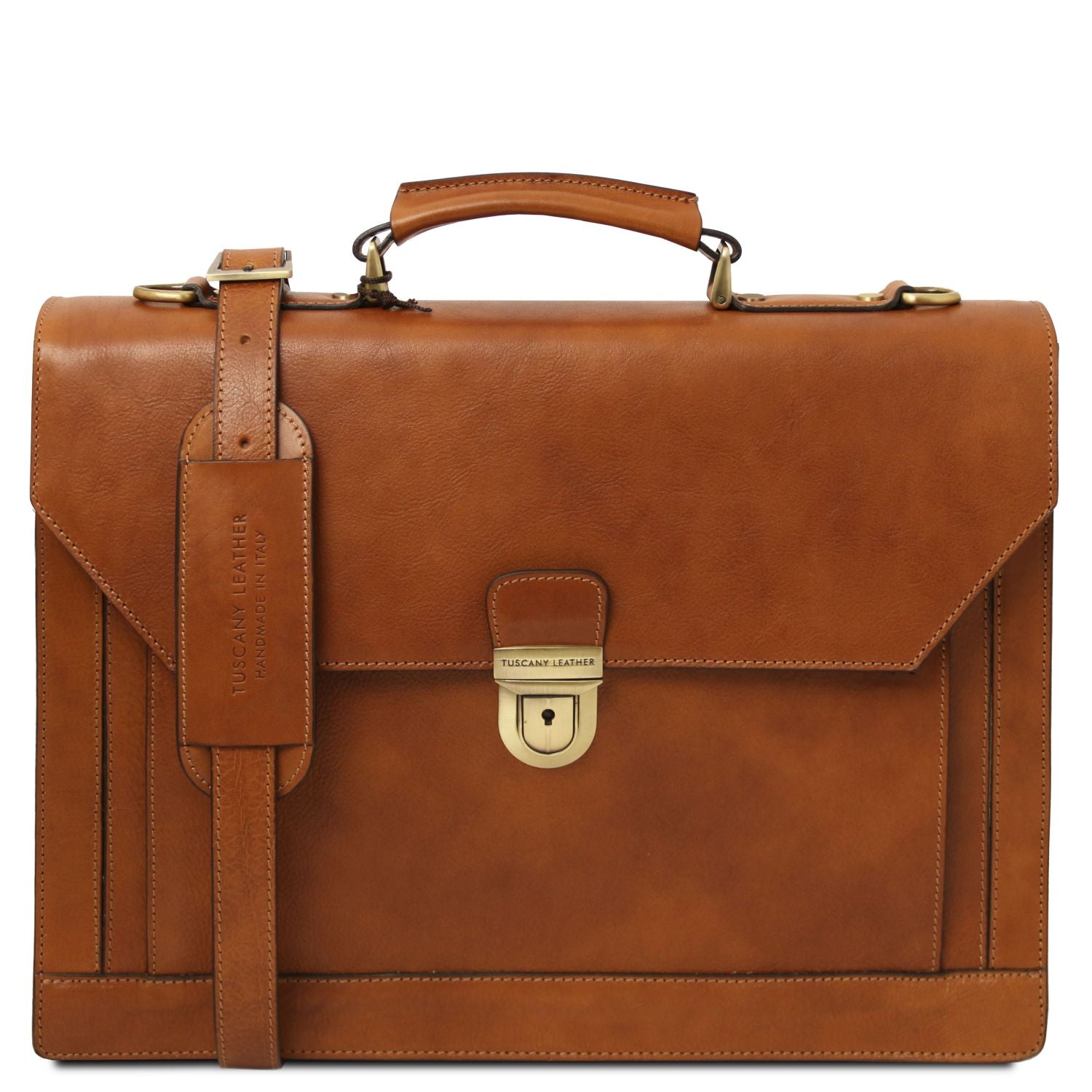 TL142448 – Cremona – leren Aktetas 3 compartments