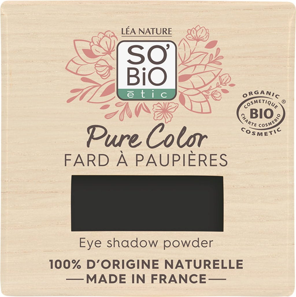 LÉA NATURE SO BiO étic  Pure Color Lidschatten, 05 Noir onyx (3 g)