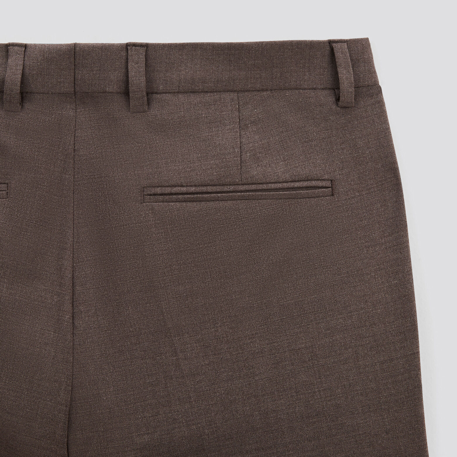 Pantalon de costume slim Marron