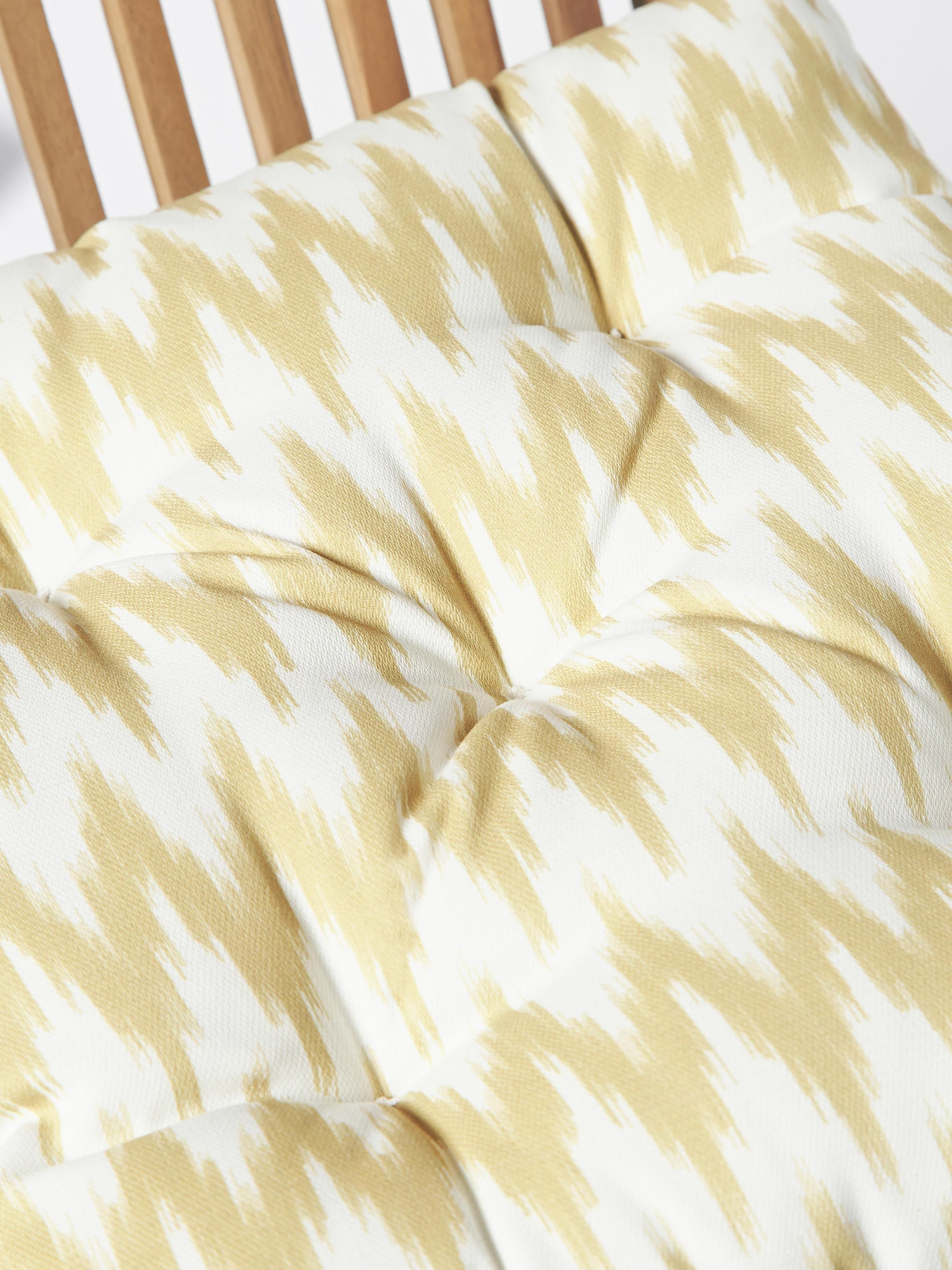 Outdoor stoelkussen Maillot met Ikat patroon