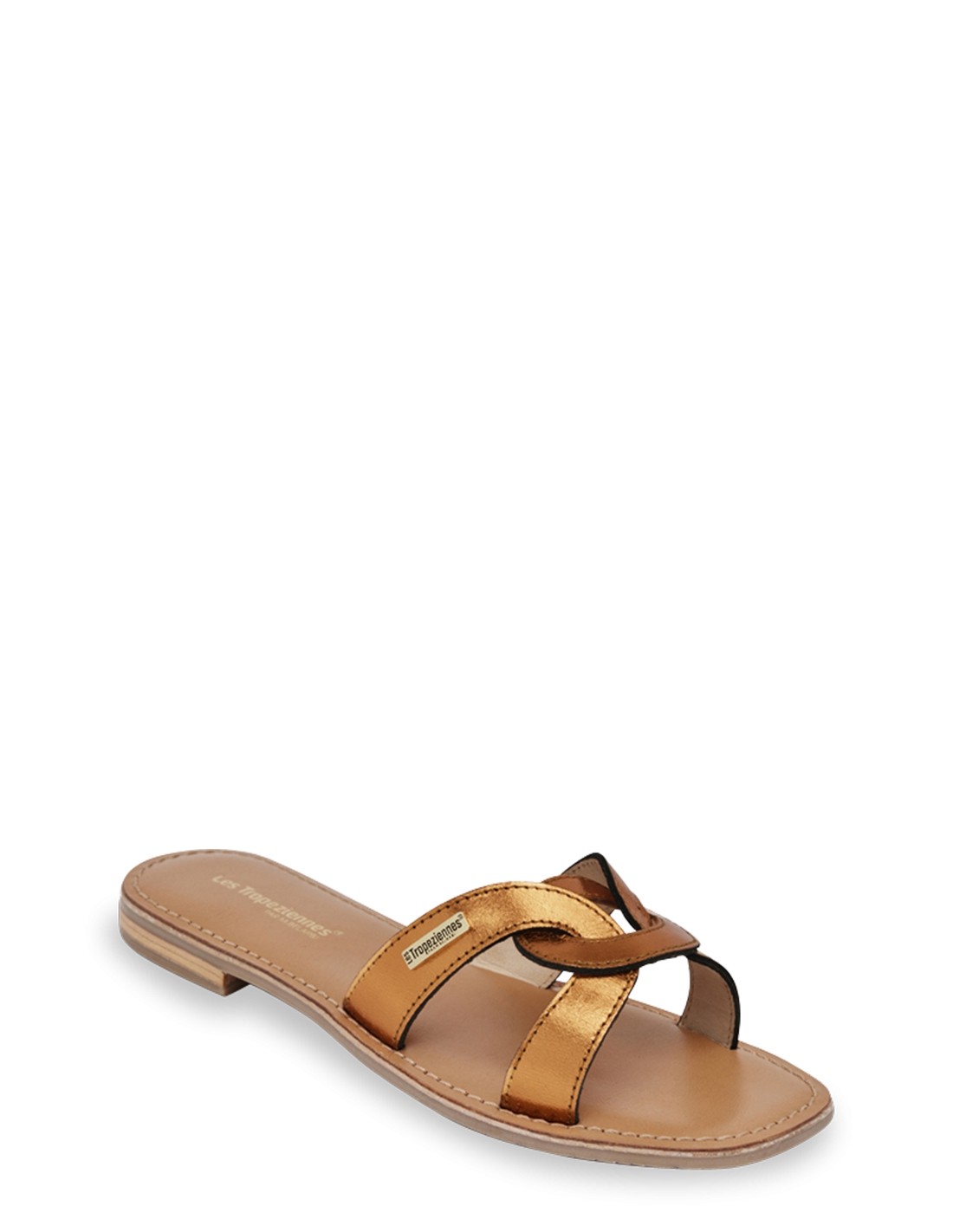 Les tropeziennes par M.Belarbi Mules Femme Hanita Cuir Orange