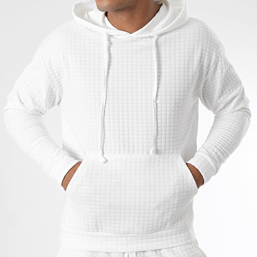 Ensemble Sweat Capuche Et Pantalon Jogging 1070521 Blanc