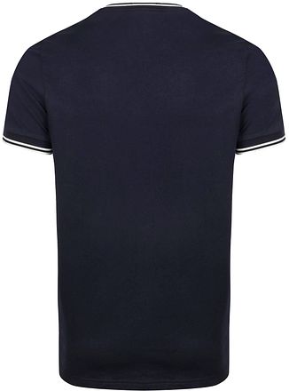 Fred Perry M1588 Twin Tipped T-shirt Donkerblauw M1588-795 kopen