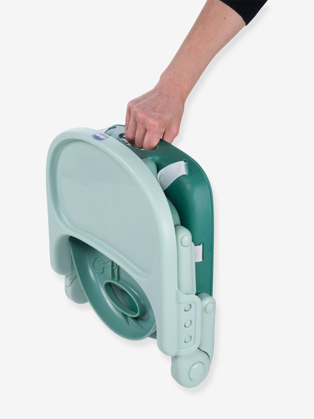 Cadeira elevatória Chicco Pocket Snack, verde médio, lisa