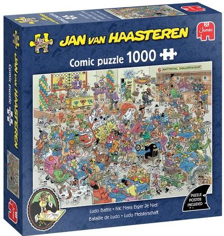JvH - NK Mens Erger Je Niet - Spel - 1000 Stuks