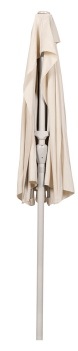 Altanparasol m/krank sandgrå B270 x D135 x H234 cm
