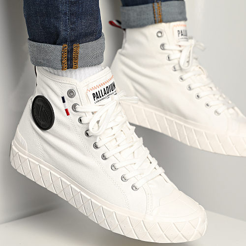 Boots Palla Ace Canvas Mid 77015 Star White
